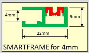 Smartframe for 4mm